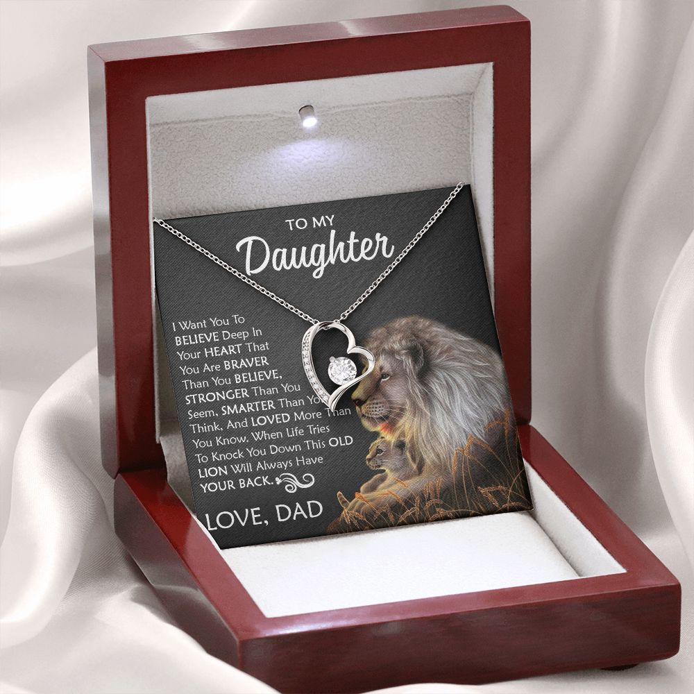 1 Daughter Dad Lion 1511  Forever Love New