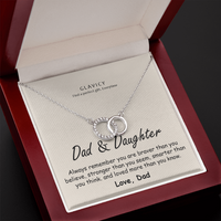Thumbnail for 3 Dad Daughter Perfect Pair Necklace