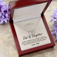 Thumbnail for 3 Dad Daughter Perfect Pair Necklace