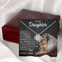Thumbnail for 1 Daughter Dad Lion 1511  Love Knot New