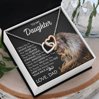 Thumbnail for 1 Daughter Dad Lion 1511  Interlocking Heart New