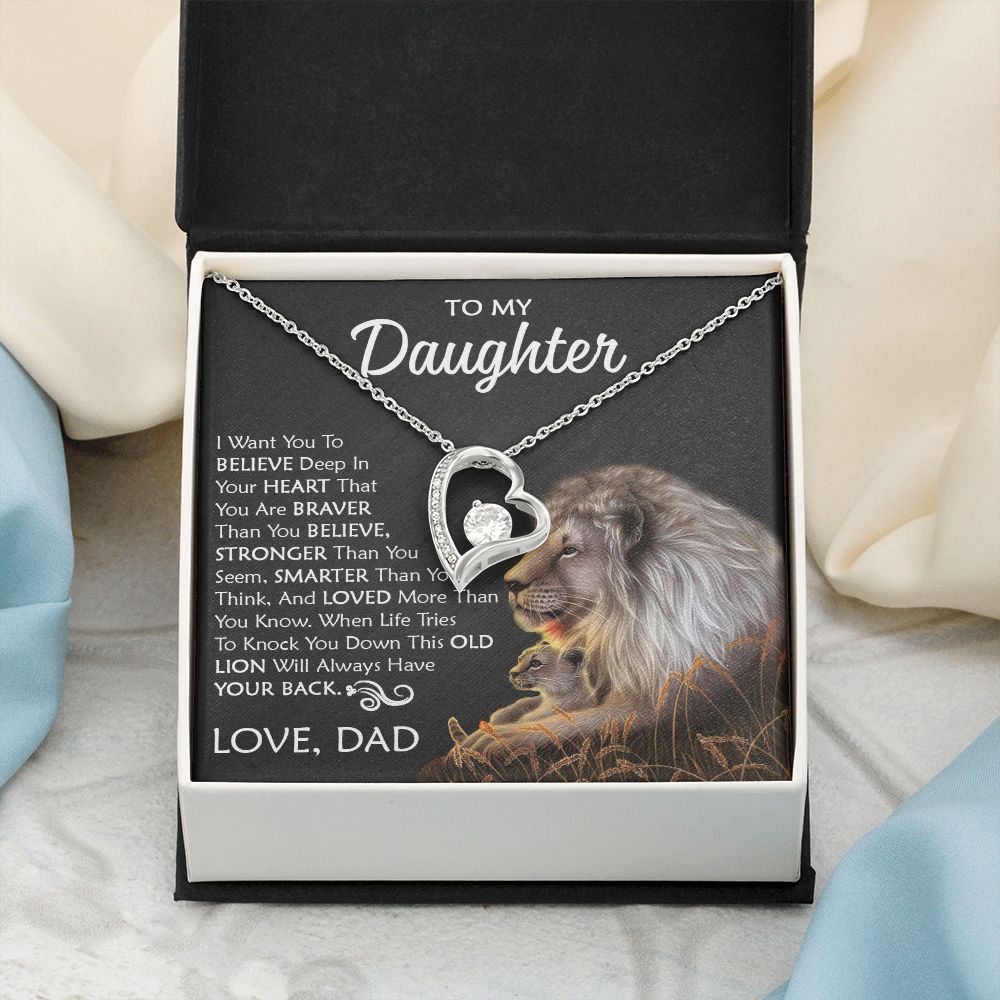 1 Daughter Dad Lion 1511  Forever Love New
