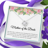 Thumbnail for 1 Mother of the Bride 2106 Love Knot Necklace