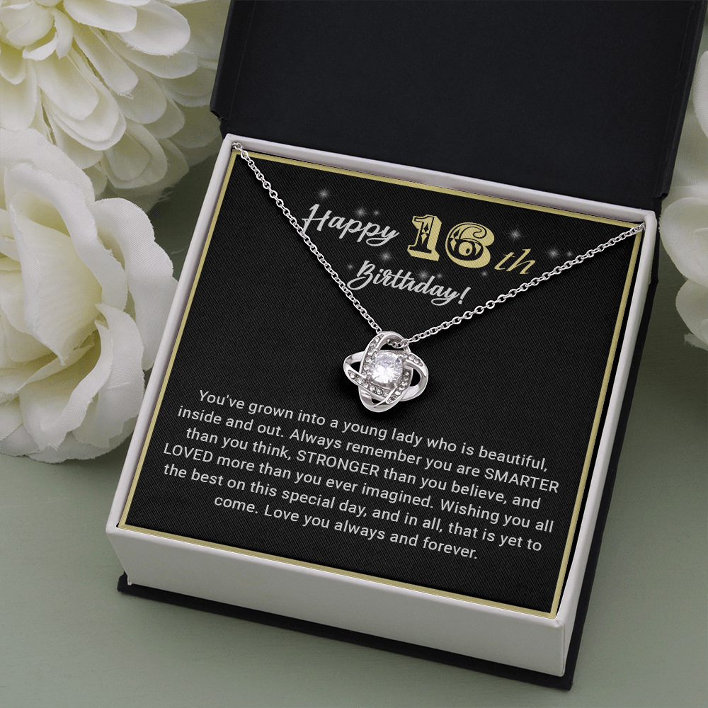 16th Birthday 2506 Love Knot Necklace