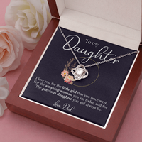 Thumbnail for Daughter - Dad 3 Love Knot Necklace