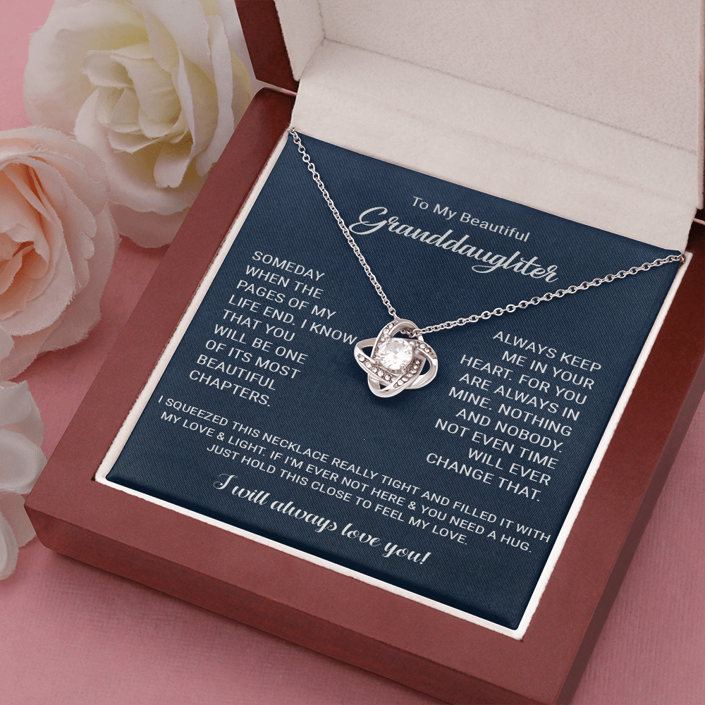 4 Granddaughter 2406 Love Knot Necklace
