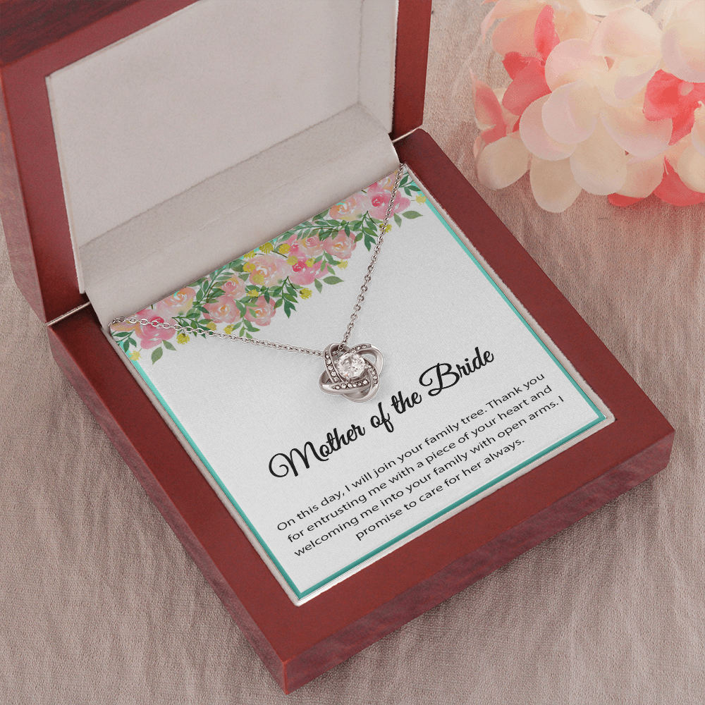 1 Mother of the Bride 2106 Love Knot Necklace